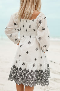 SS Girl's Dress Mira Dress (embroidered diamond)