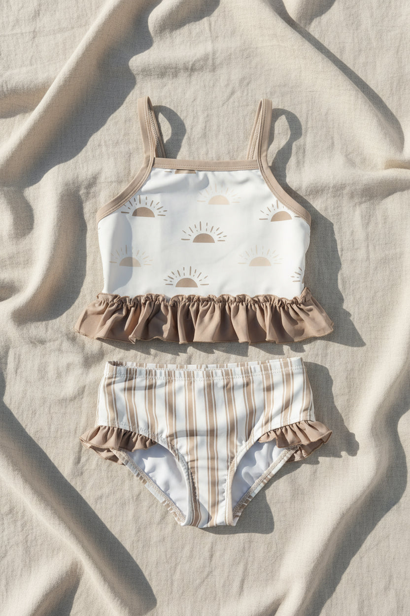 LB Girl's Swim Tankini Set (ash sun)