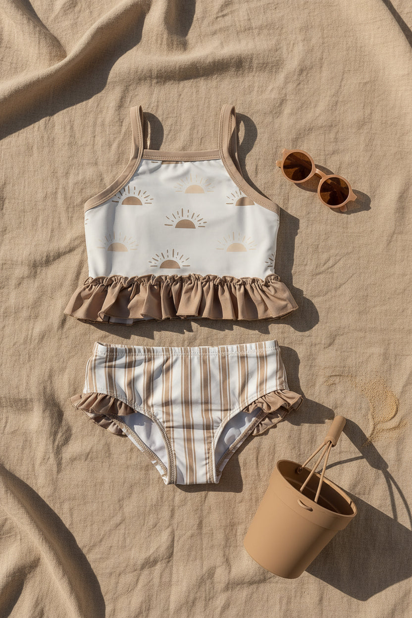 LB Girl's Swim Tankini Set (ash sun)