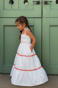 LB Girl's Dress Stella Maxi (rainbow) FINAL SALE
