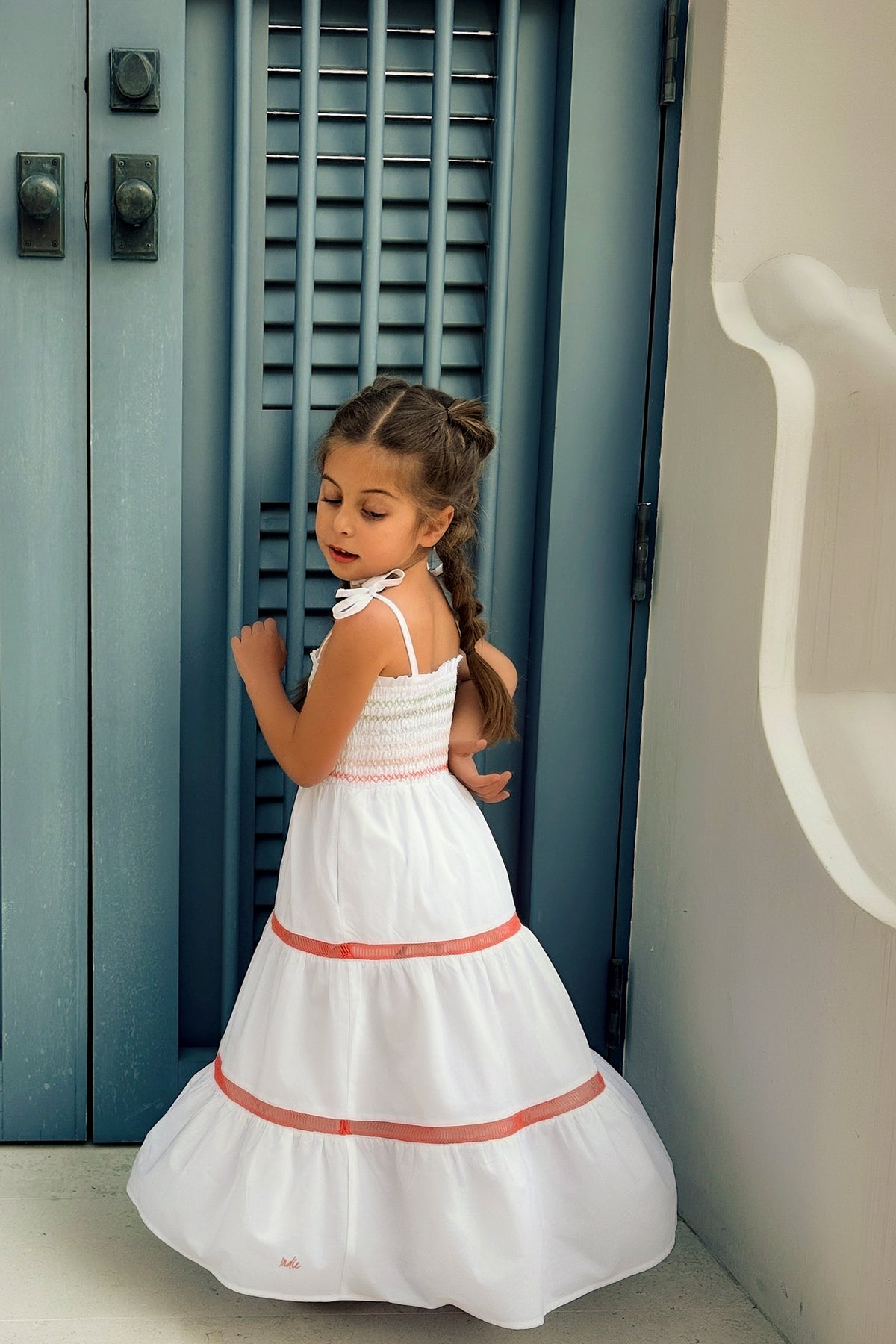 LB Girl's Dress Stella Maxi (rainbow) FINAL SALE