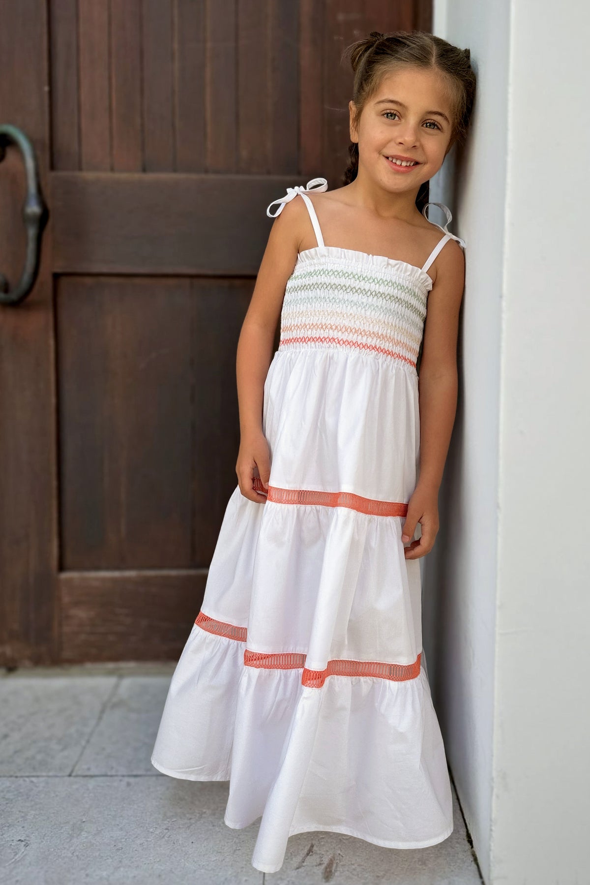 LB Girl's Dress Stella Maxi (rainbow) FINAL SALE