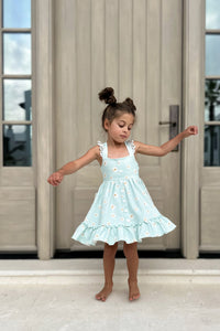 LB Girl's Dress Bree Crossback Dress (daisy) FINAL SALE
