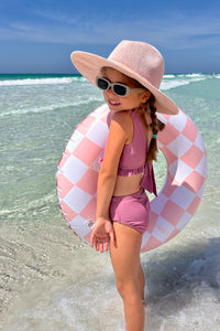 LB Girl's Swim Scoopback Set (violet) FINAL SALE