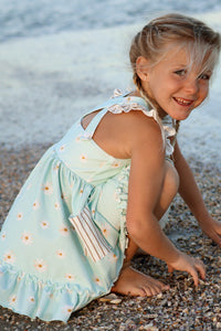 LB Girl's Dress Bree Crossback Dress (daisy) FINAL SALE