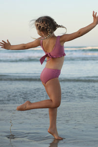 LB Girl's Swim Scoopback Set (violet) FINAL SALE