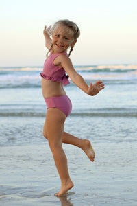 LB Girl's Swim Scoopback Set (violet) FINAL SALE