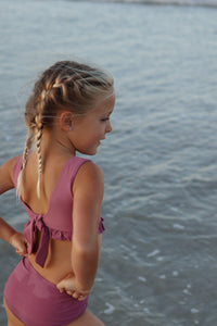 LB Girl's Swim Scoopback Set (violet) FINAL SALE