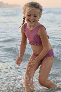 LB Girl's Swim Scoopback Set (violet) FINAL SALE