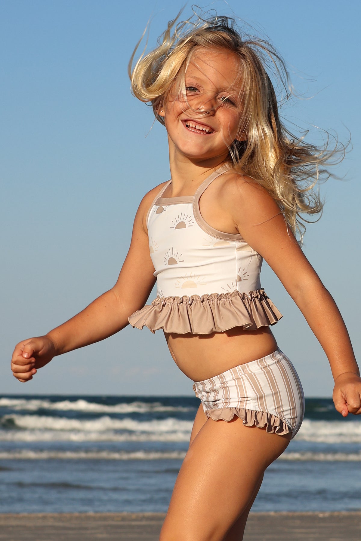 LB Girl's Swim Tankini Set (ash sun)