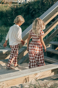 SS Boy's Bottoms Finn Pants (spice checkered)
