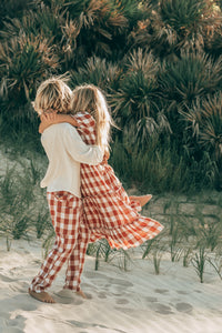 SS Boy's Bottoms Finn Pants (spice checkered)