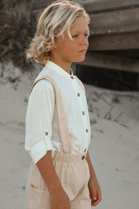SS Boy's Bottoms Finn Pants (tan linen)
