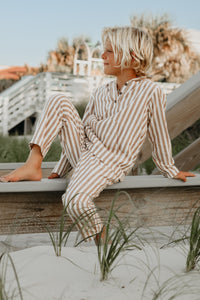 SS Boy's Top Knox Hoodie (birch stripe)