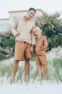 SS Men's Bottoms Men's Knox Shorts (amber linen)