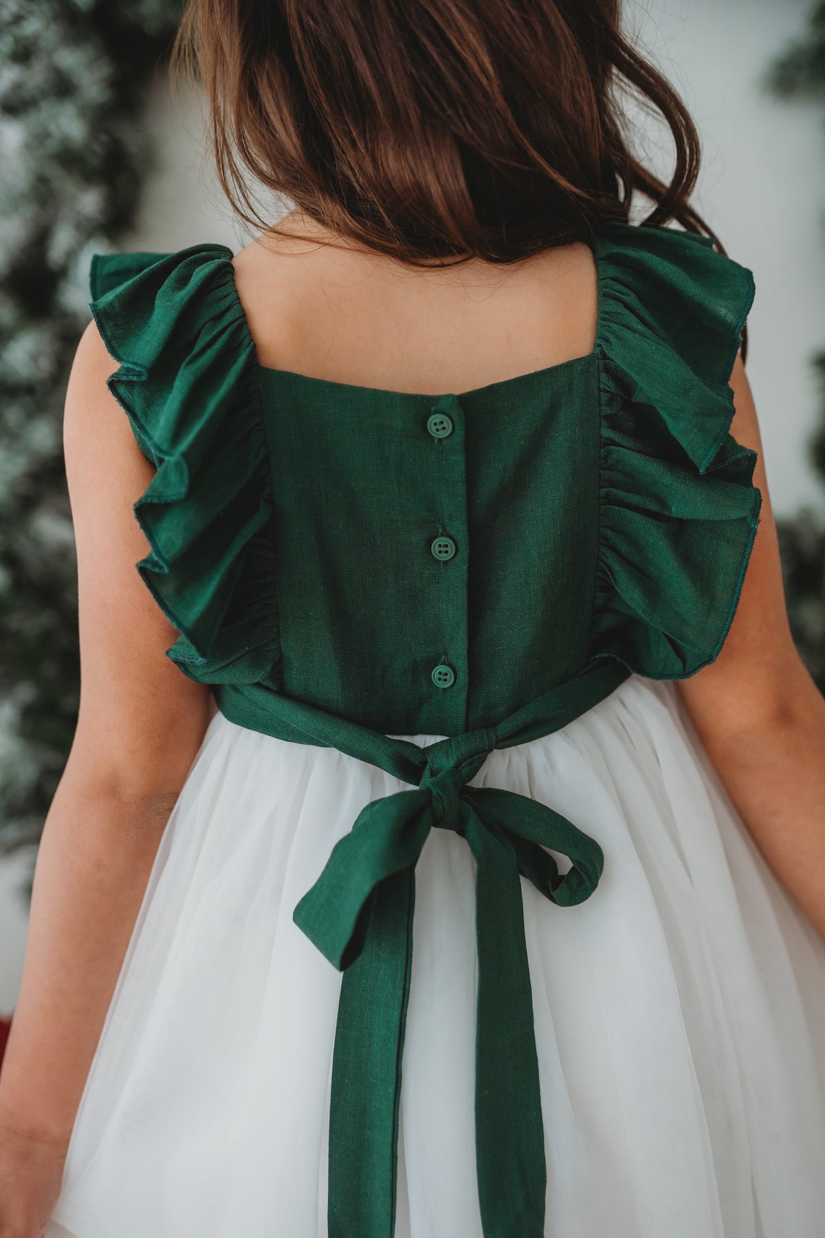 SS Girl's Dress Clara Christmas Dress (forest)