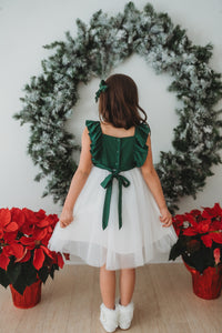 SS Girl's Dress Clara Christmas Dress (forest)