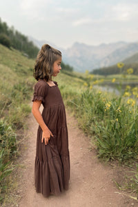 SS Girl's Dress Elle Midi (cocoa tulle)