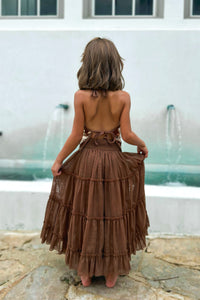 SS Girl's Bottoms Jolie Skirt (cocoa tulle)