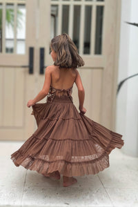 SS Girl's Bottoms Jolie Skirt (cocoa tulle)
