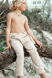 SS Boy's Bottoms Finn Pants (latte muslin)