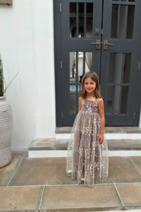 SS Girl's Dress Fiona Lace Dress (bark)