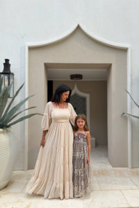 SS Girl's Dress Fiona Lace Dress (bark)