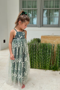 SS Girl's Dress Fiona Lace Dress (forest)