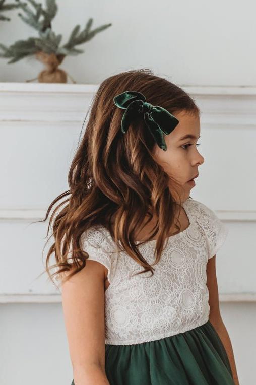 SS Girl's Dress Aria Dress (forest)