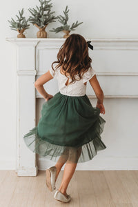 SS Girl's Dress Aria Dress (forest)