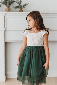 SS Girl's Dress Aria Dress (forest)