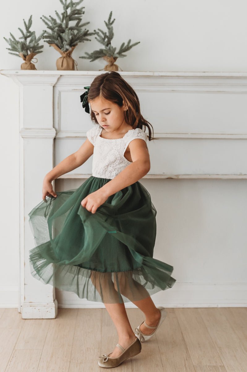 SS Girl's Dress Aria Dress (forest)
