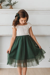 SS Girl's Dress Aria Dress (forest)