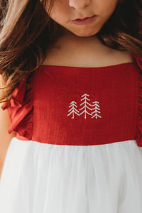 SS Girl's Dress Clara Christmas Dress (venetian red)