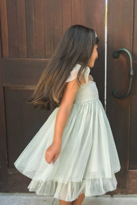 SS Girl's Dress Juliet Dress (mint tulle)