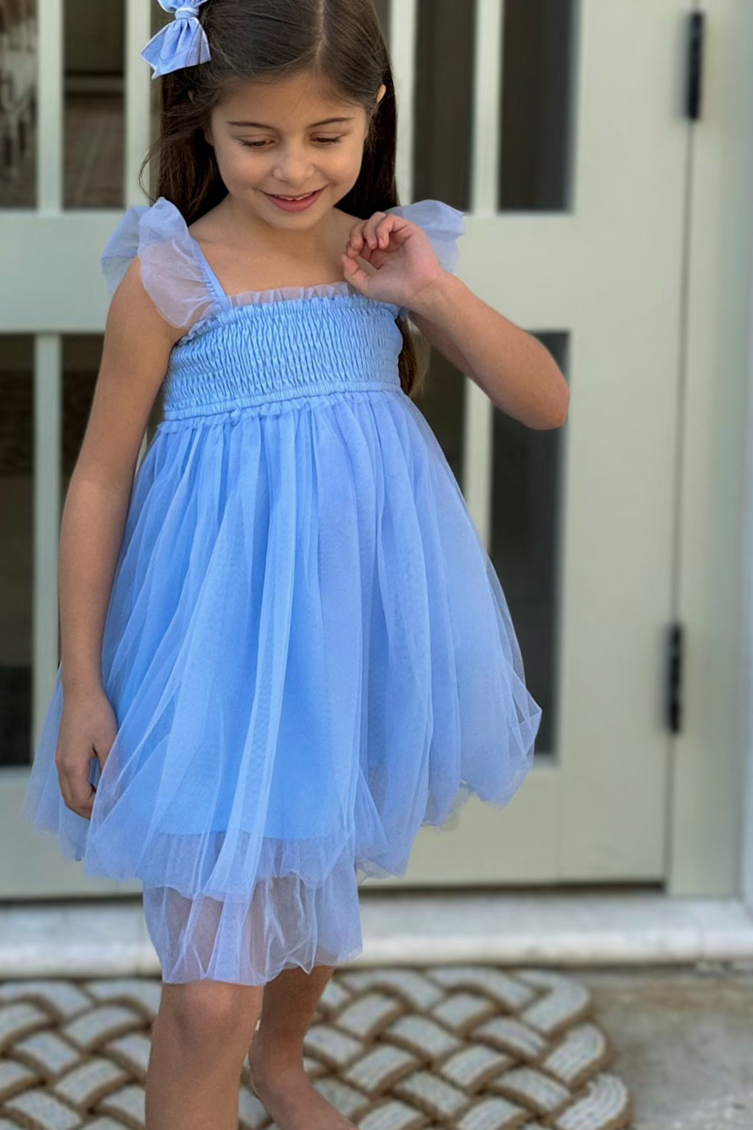 SS Girl's Dress Juliet Dress (periwinkle tulle)