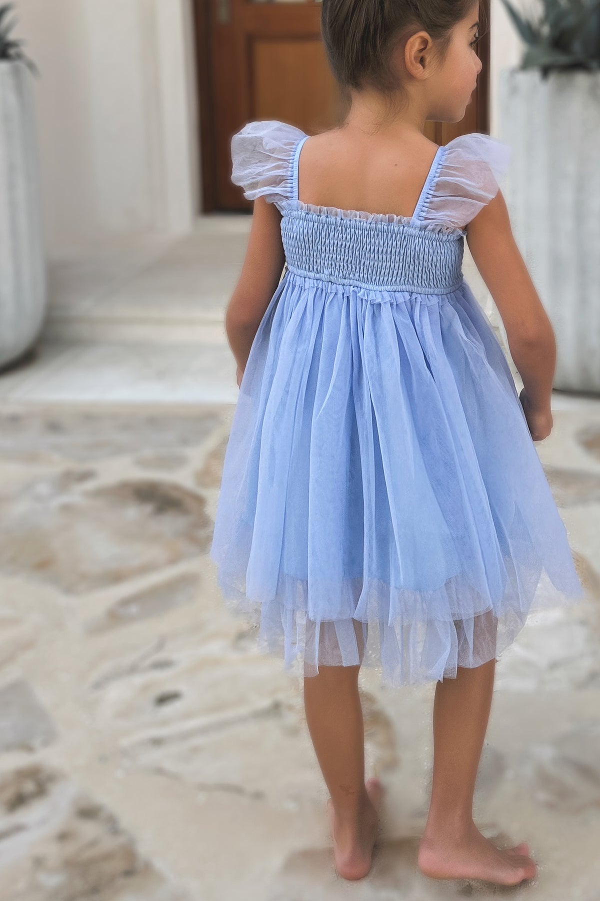 SS Girl's Dress Juliet Dress (periwinkle tulle)