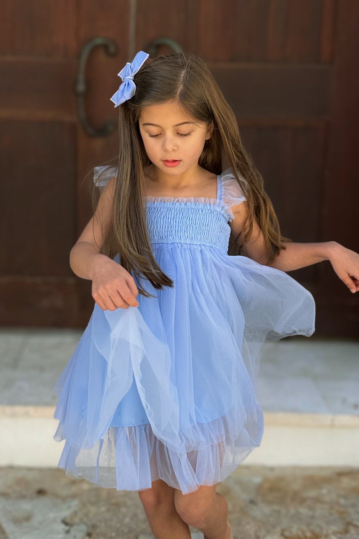 SS Girl's Dress Juliet Dress (periwinkle tulle)