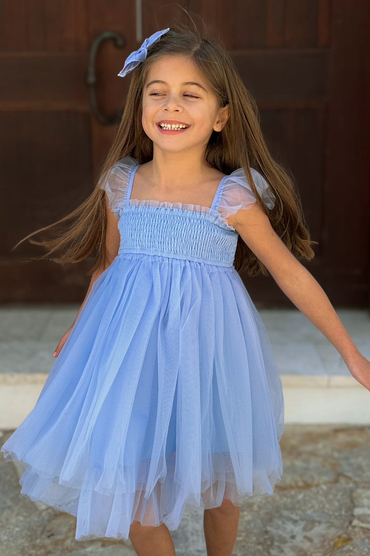 SS Girl's Dress Juliet Dress (periwinkle tulle)