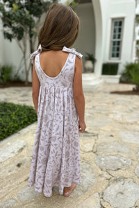 LB Girl's Dress Liza Maxi (windblown floral)