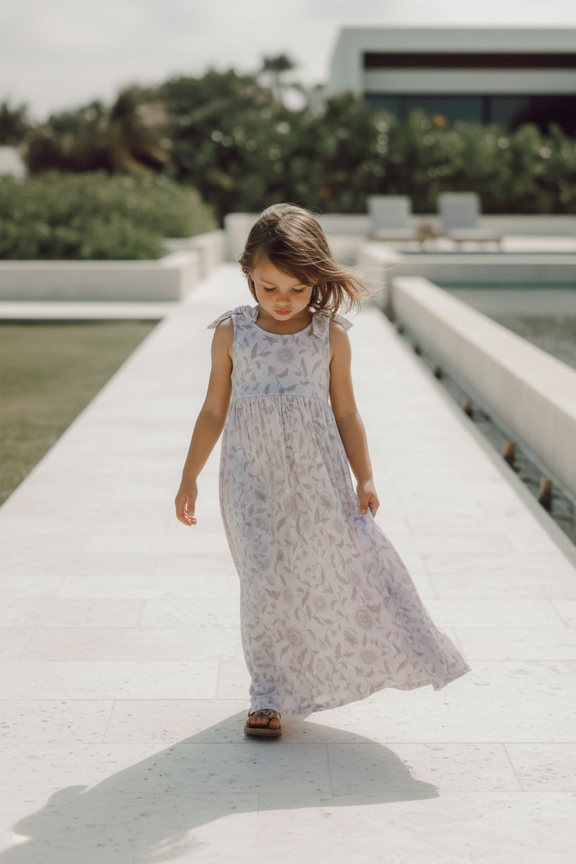 LB Girl's Dress Liza Maxi (windblown floral)