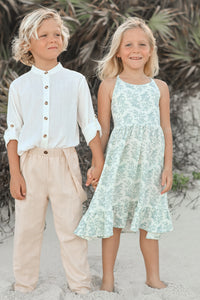 SS Boy's Bottoms Finn Pants (tan linen)