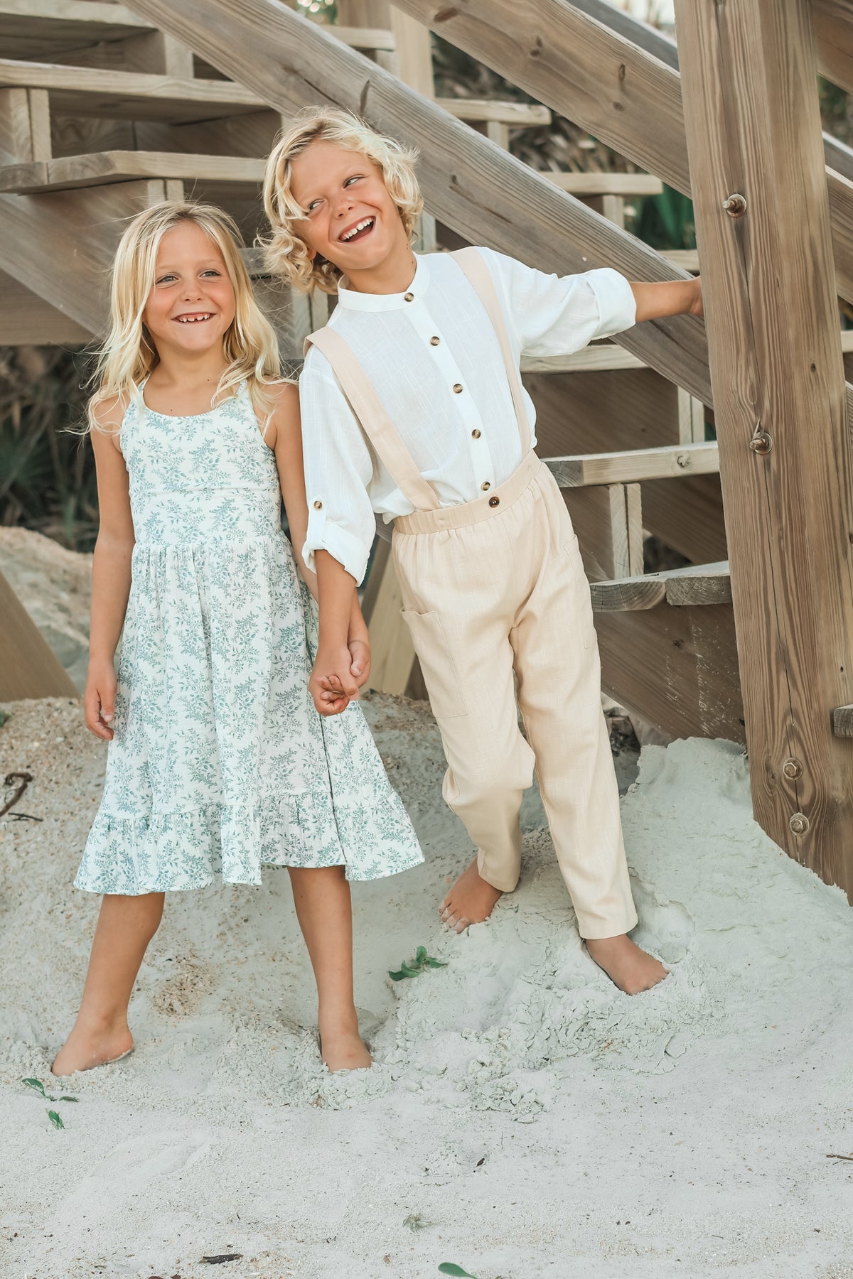 SS Boy's Bottoms Finn Pants (tan linen)