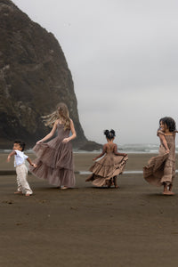 SS Girl's Dress Wendy Dress (mocha tulle)