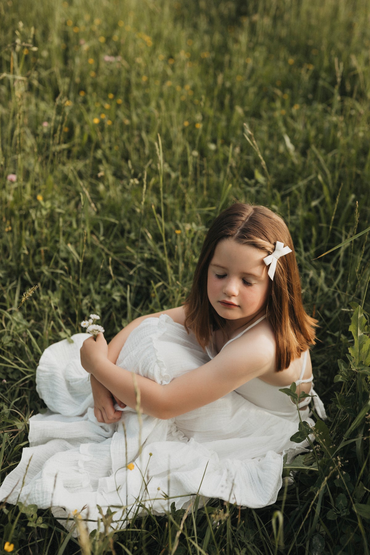 SS Girl's Dress Wendy Dress (white muslin) SALE