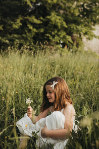 SS Girl's Dress Wendy Dress (white muslin) SALE