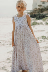 LB Girl's Dress Liza Maxi (windblown floral)