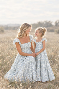 SS Girl's Dress Marabella Dress (blue mist floral)