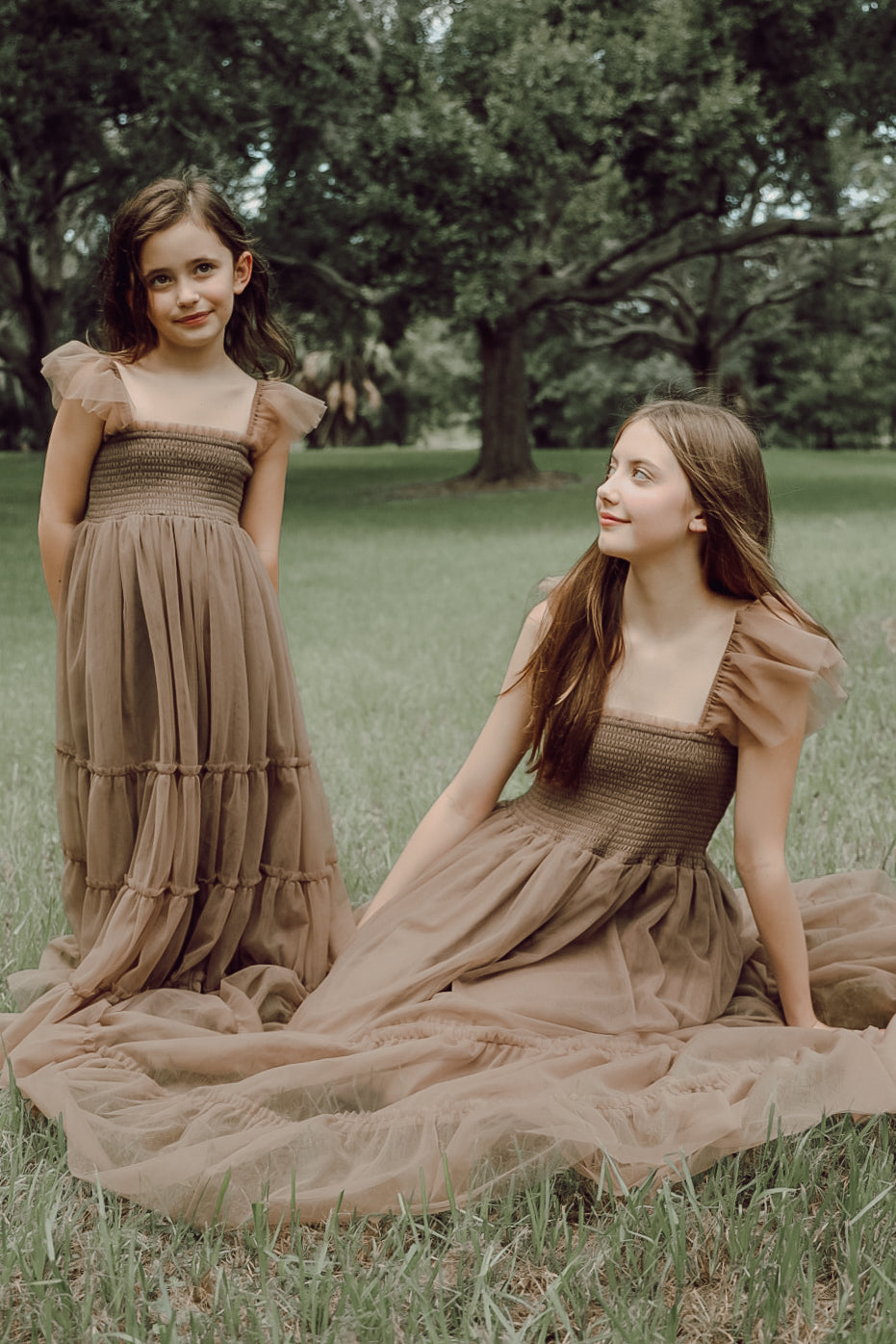SS Women's Dress Women's Marabella Dress (mocha tulle)