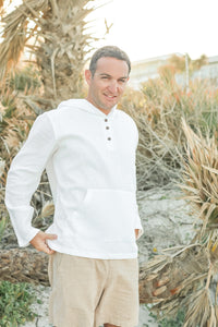 SS Men's Top Men's Knox Hoodie (white muslin)